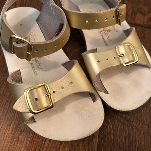 Gold Salt Water Sandals